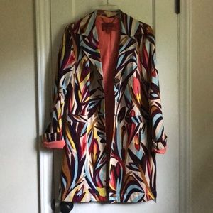 Colorful trench coat